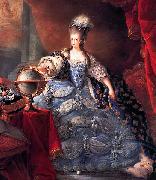 Jean Baptiste Gautier Dagoty Portrait of Marie-Antoinette of Austria Sweden oil painting artist